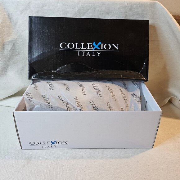 Collexion Italy Men's Brown Dress Loafers - Size 38 / US 7.5 - Picture 7 of 7